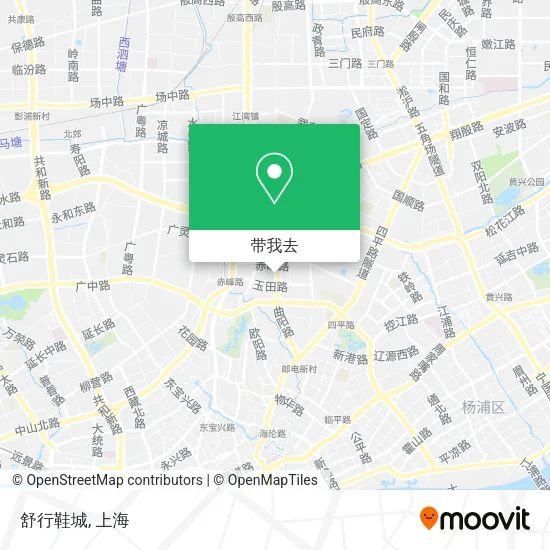 舒行鞋城地图