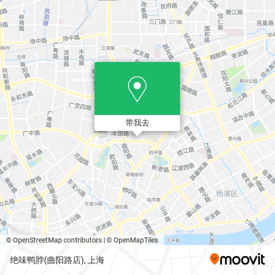 绝味鸭脖(曲阳路店)地图
