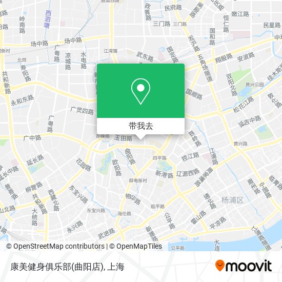 康美健身俱乐部(曲阳店)地图