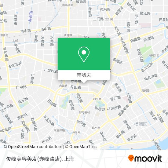 俊峰美容美发(赤峰路店)地图