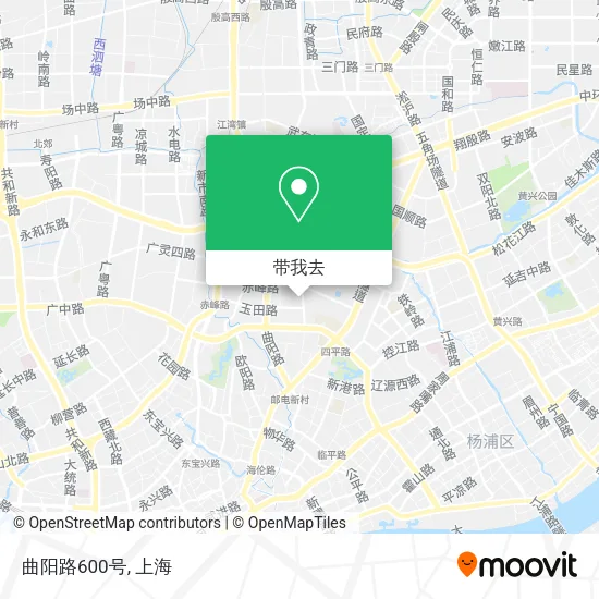 曲阳路600号地图