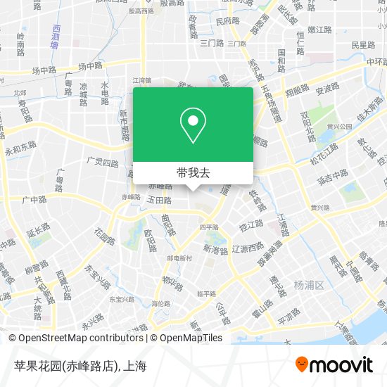 苹果花园(赤峰路店)地图