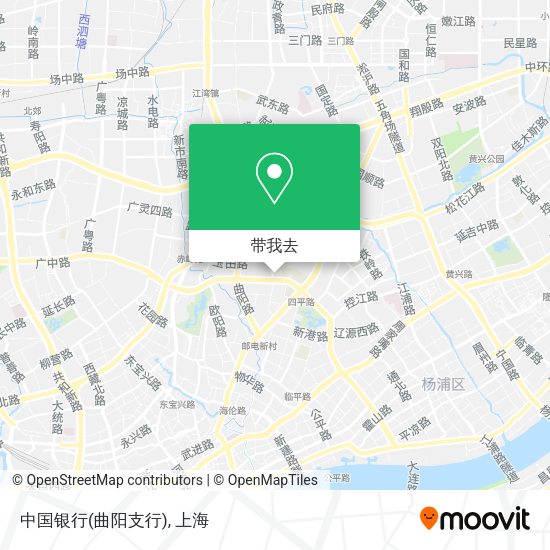 中国银行(曲阳支行)地图