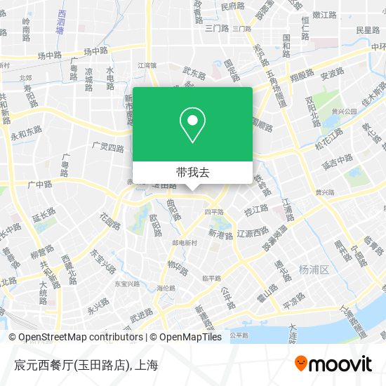 宸元西餐厅(玉田路店)地图