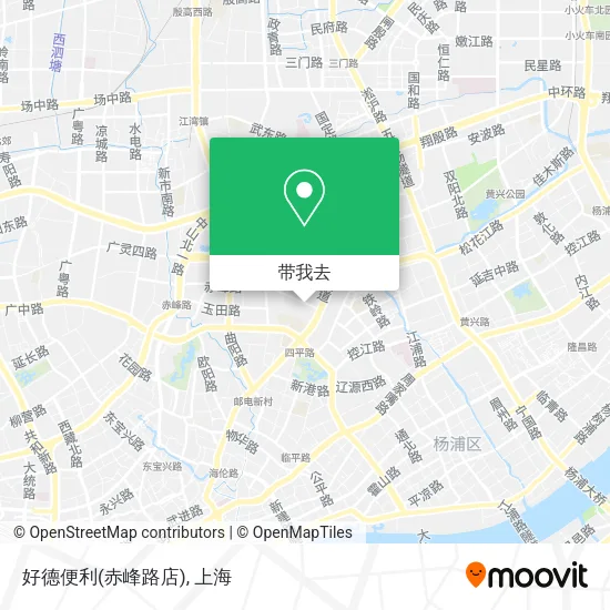 好德便利(赤峰路店)地图