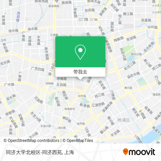 同济大学北校区-同济西苑地图