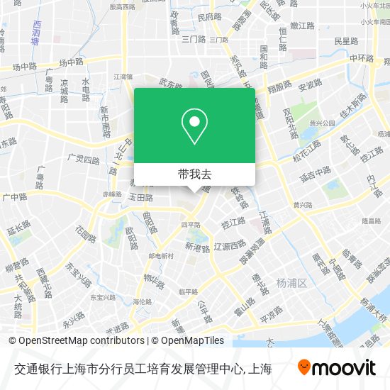 交通银行上海市分行员工培育发展管理中心地图