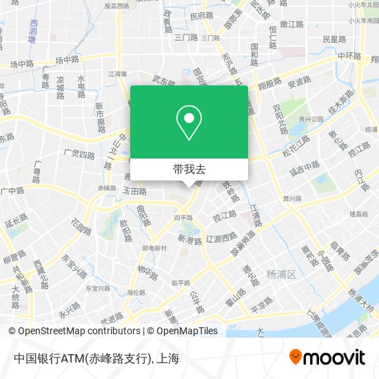中国银行ATM(赤峰路支行)地图
