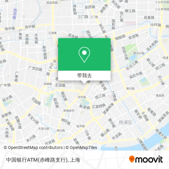 中国银行ATM(赤峰路支行)地图