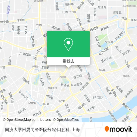 同济大学附属同济医院分院-口腔科地图
