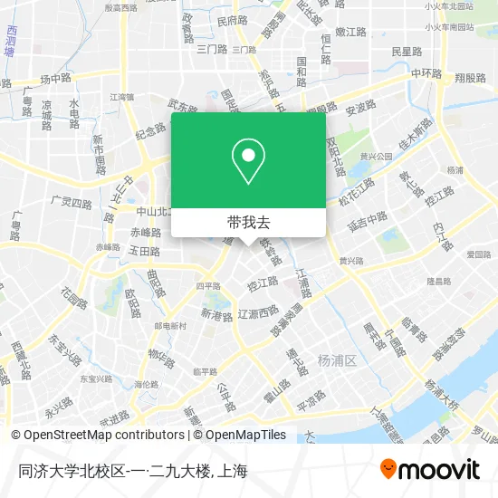 同济大学北校区-一·二九大楼地图