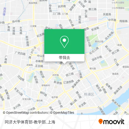 同济大学体育部-教学部地图