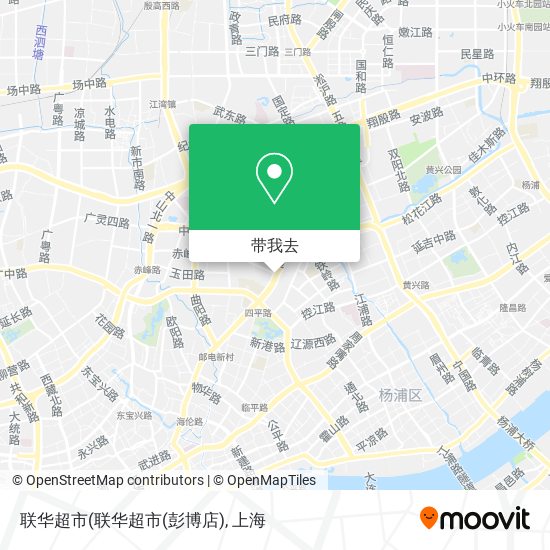 联华超市(联华超市(彭博店)地图