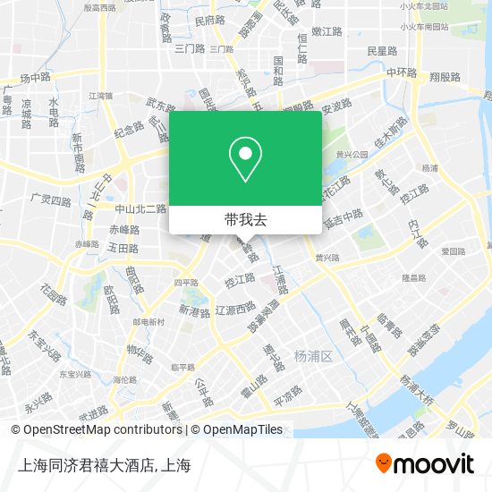 上海同济君禧大酒店地图
