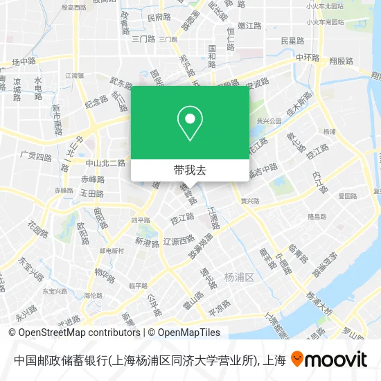 中国邮政储蓄银行(上海杨浦区同济大学营业所)地图