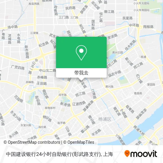 中国建设银行24小时自助银行(彰武路支行)地图