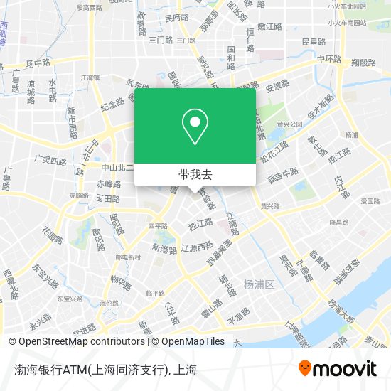 渤海银行ATM(上海同济支行)地图