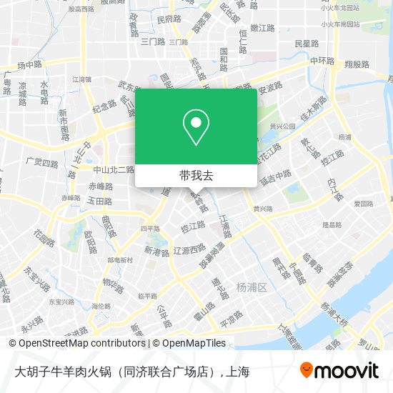 大胡子牛羊肉火锅（同济联合广场店）地图