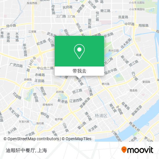 迪顺轩中餐厅地图