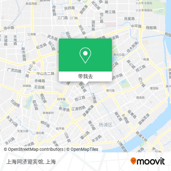 上海同济迎宾馆地图