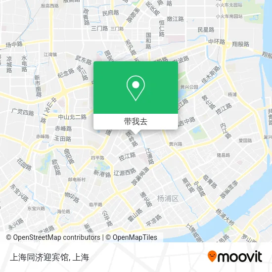 上海同济迎宾馆地图