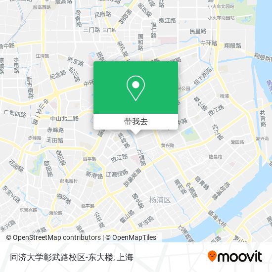 同济大学彰武路校区-东大楼地图