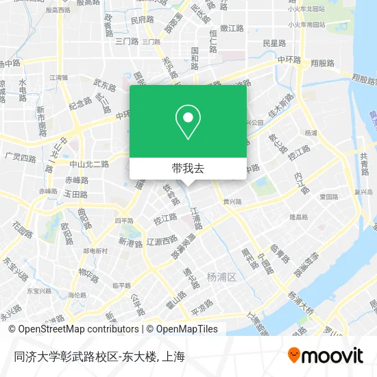 同济大学彰武路校区-东大楼地图
