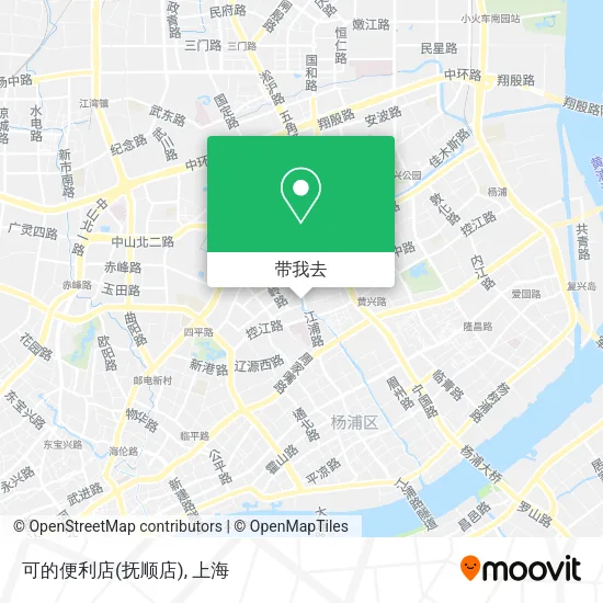 可的便利店(抚顺店)地图