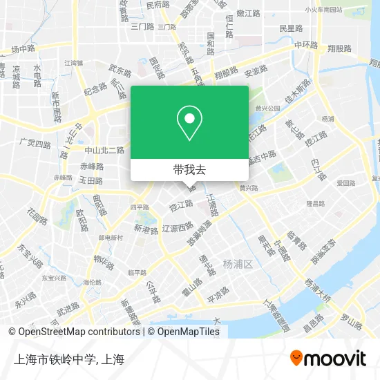 上海市铁岭中学地图