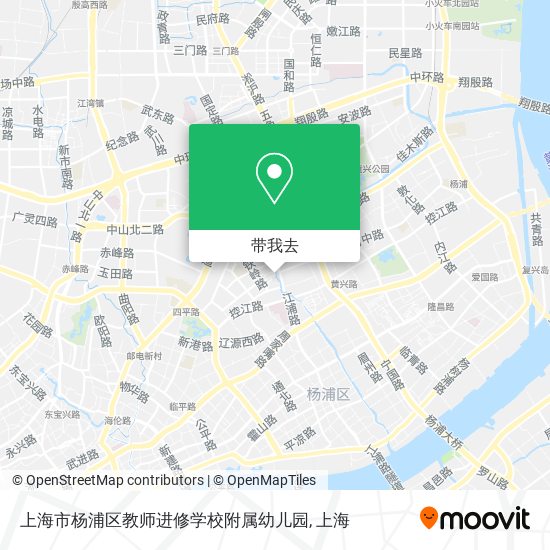 上海市杨浦区教师进修学校附属幼儿园地图