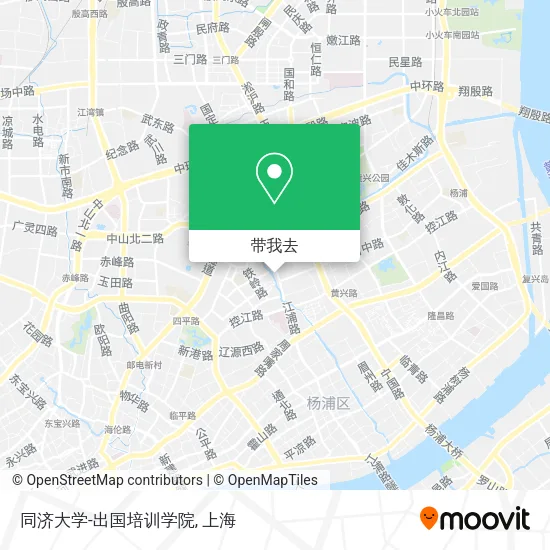 同济大学-出国培训学院地图