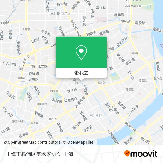 上海市杨浦区美术家协会地图