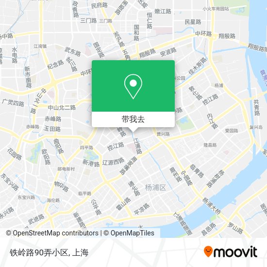 铁岭路90弄小区地图
