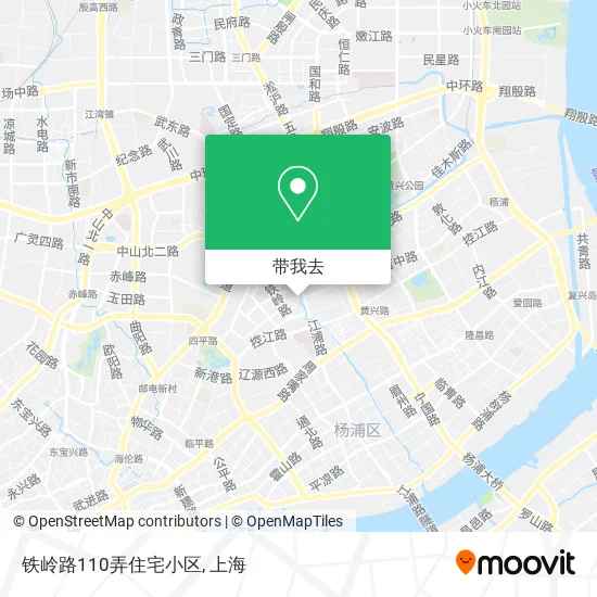 铁岭路110弄住宅小区地图