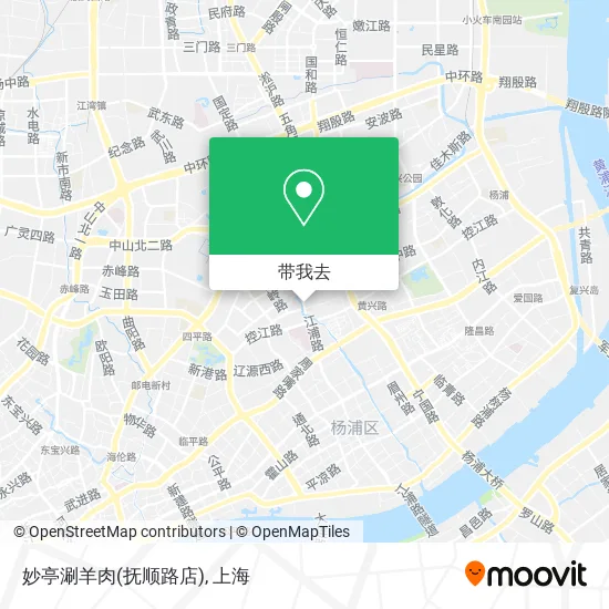 妙亭涮羊肉(抚顺路店)地图