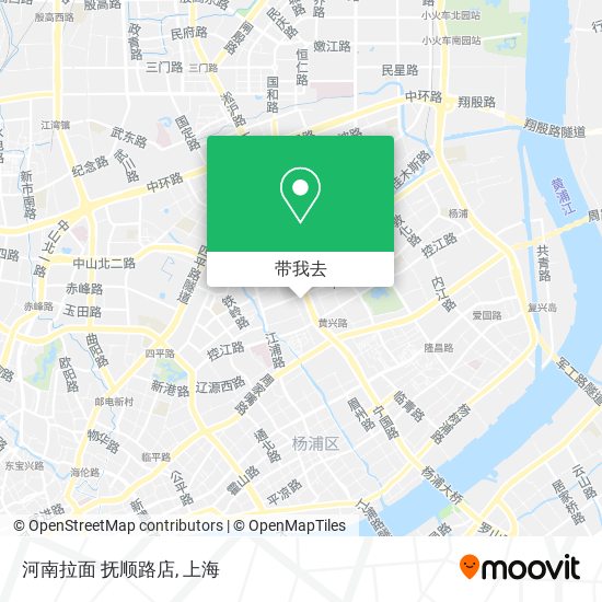 河南拉面 抚顺路店地图