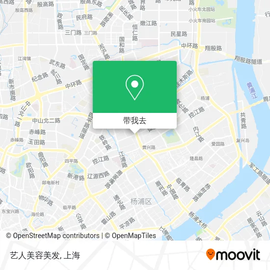 艺人美容美发地图