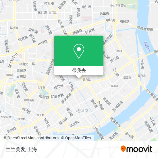 兰兰美发地图