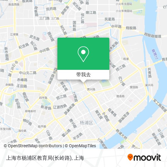 上海市杨浦区教育局(长岭路)地图