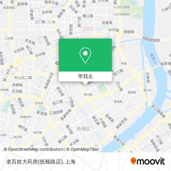 老百姓大药房(抚顺路店)地图