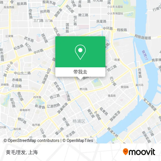 黄毛理发地图