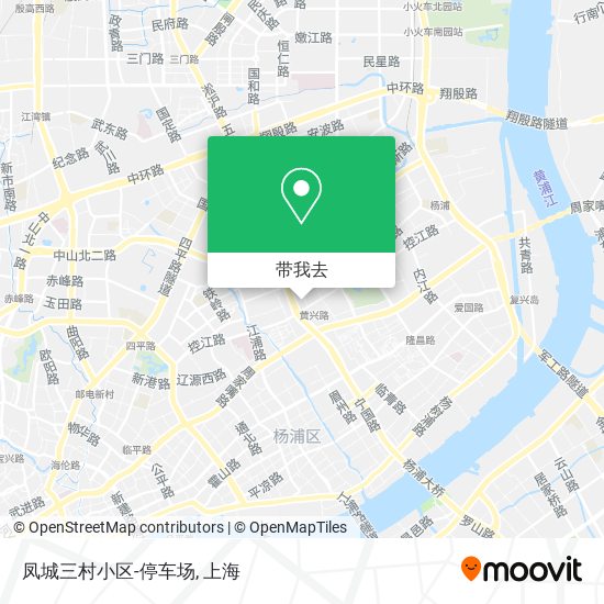 凤城三村小区-停车场地图