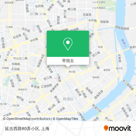 延吉西路80弄小区地图