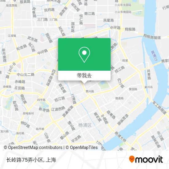 长岭路75弄小区地图