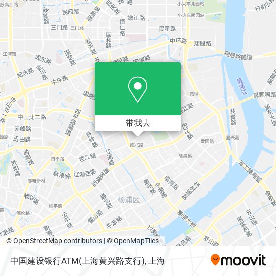 中国建设银行ATM(上海黄兴路支行)地图