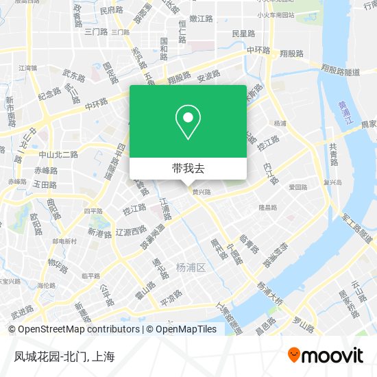 凤城花园-北门地图