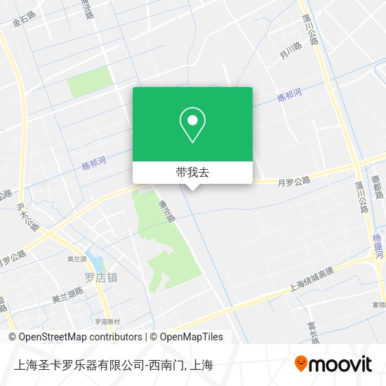 上海圣卡罗乐器有限公司-西南门地图