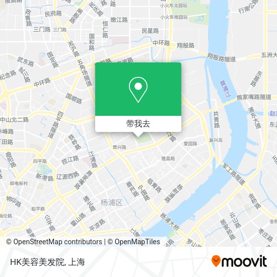 HK美容美发院地图