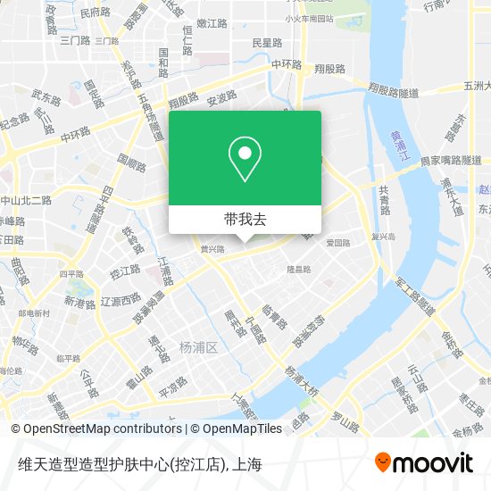 维天造型造型护肤中心(控江店)地图