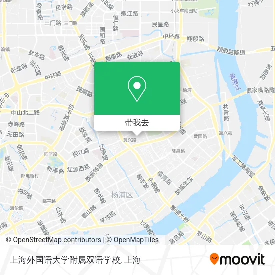 上海外国语大学附属双语学校地图